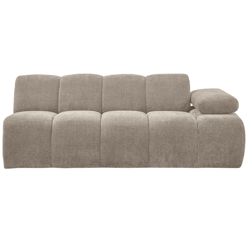 Mojo jobbos kordbársony 2 személyes kanapéelem