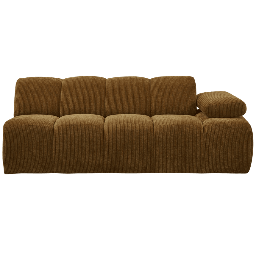 Mojo jobbos kordbársony 2 személyes kanapéelem