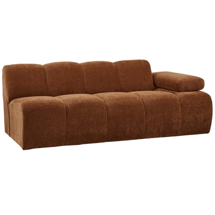 Mojo jobbos kordbársony 2 személyes kanapéelem