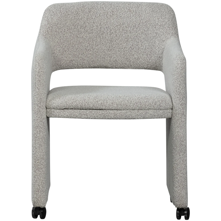 Lyric fabric rolling chair