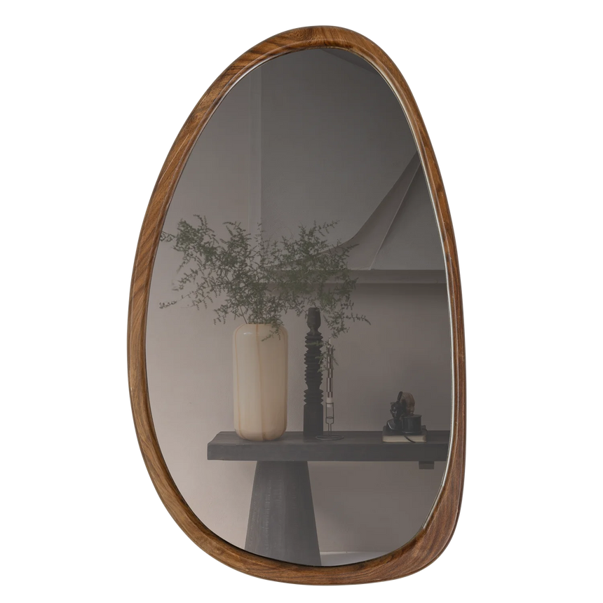 Leif wooden mirror 64x38
