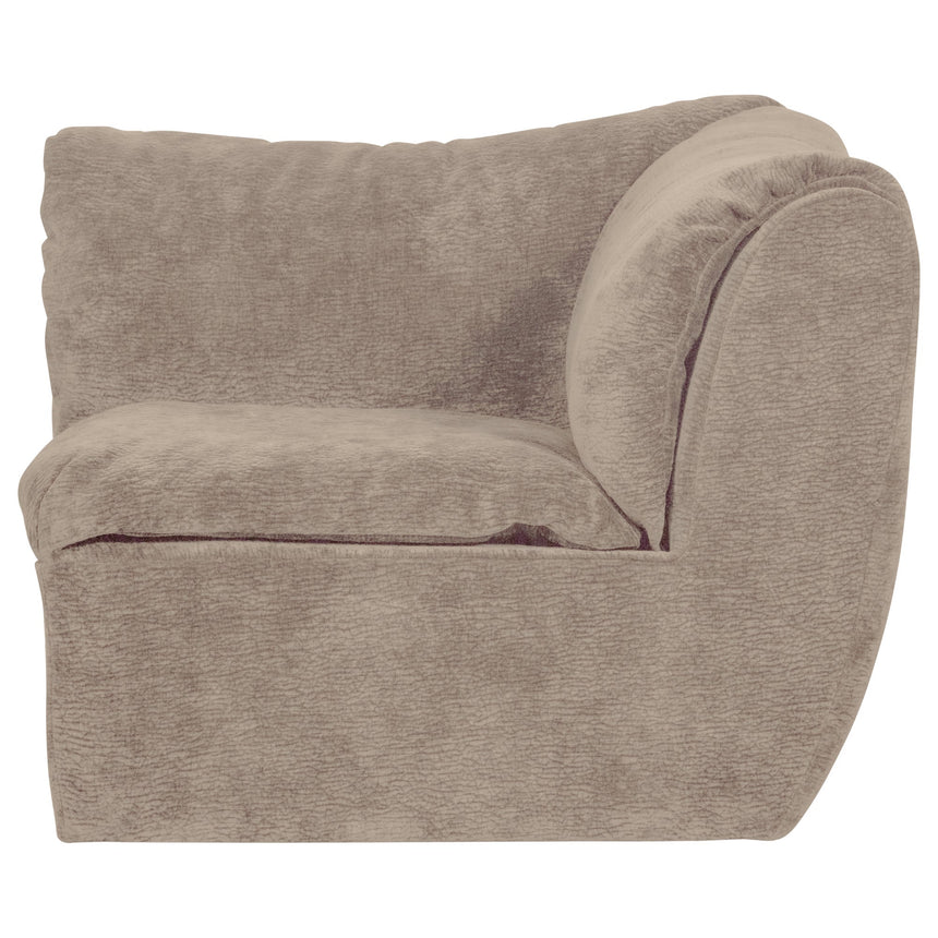 Baggy sarokkanapé elem 3D chenille homok