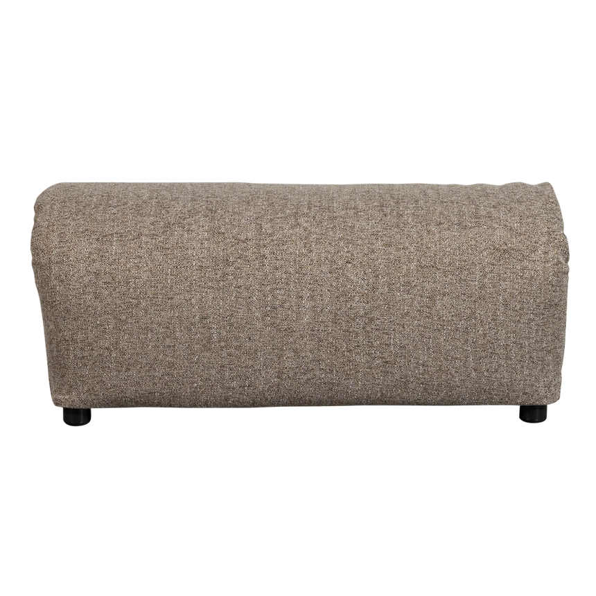 Baggy woven chenille pouf