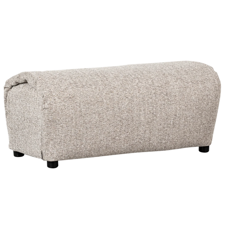 Baggy woven chenille pouf