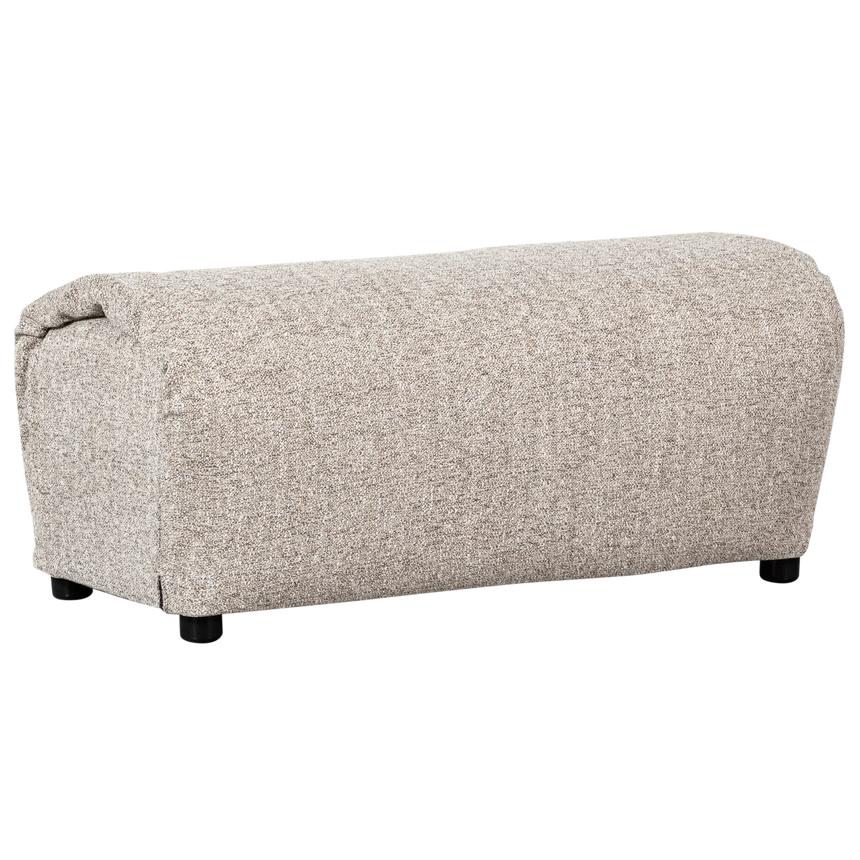 Baggy woven chenille pouf