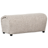 Baggy woven chenille pouf