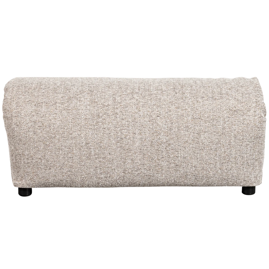 Baggy woven chenille pouf