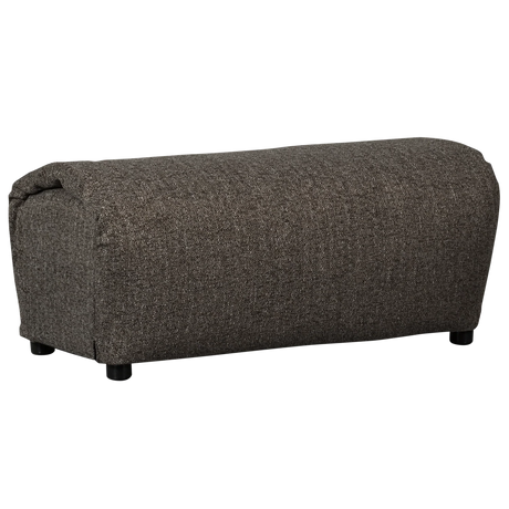 Baggy woven chenille pouf