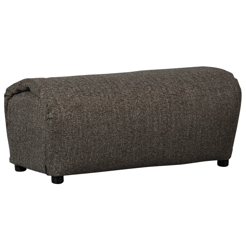 Baggy woven chenille pouf
