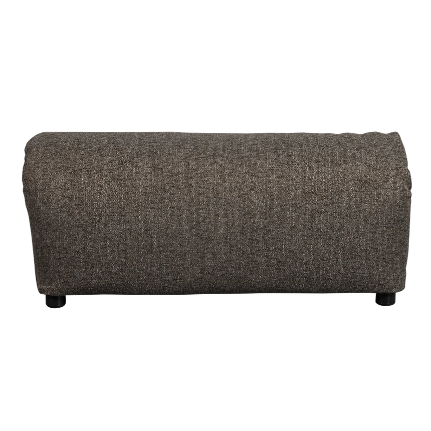 Baggy woven chenille pouf