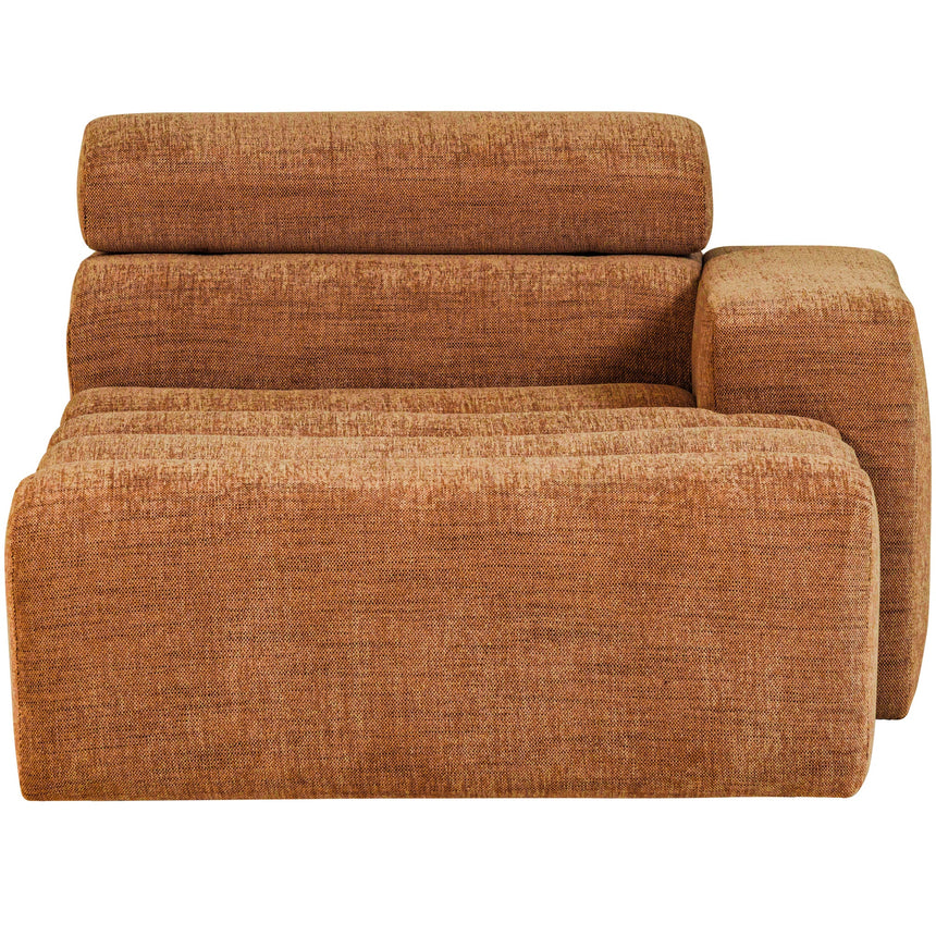 Novi jobb oldali chaise longue elem narancs melange