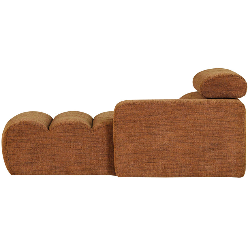 Novi jobb oldali chaise longue elem narancs melange