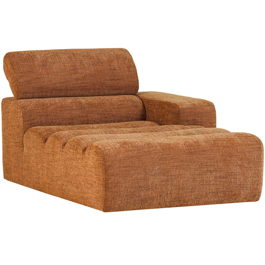 Novi jobb oldali chaise longue elem narancs melange