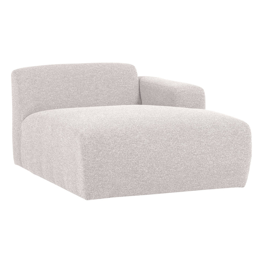 Mojo Base jobbos chaise longue elem bouclé ekrü