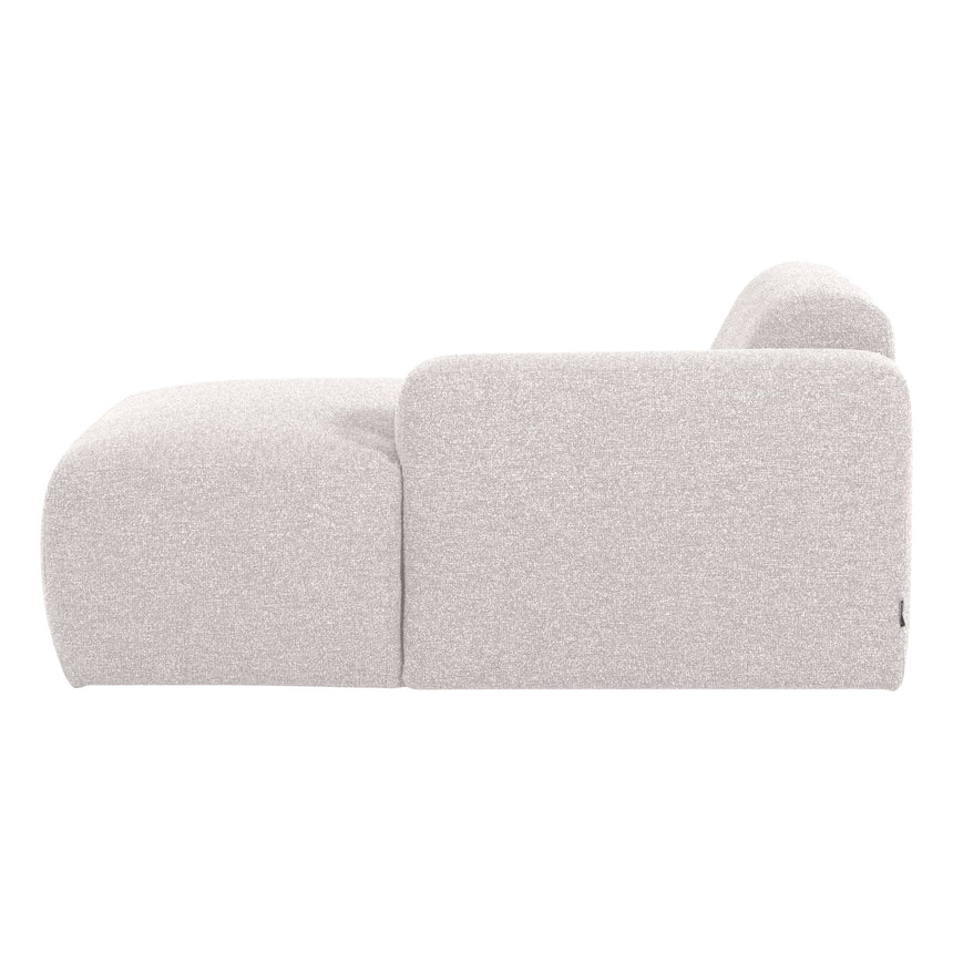 Mojo Base jobbos chaise longue elem bouclé ekrü