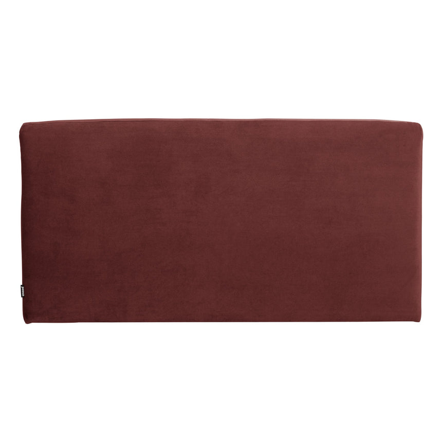 Mojo Base étkezőpad háttámlával 164 cm, gesztenyebarna bársony