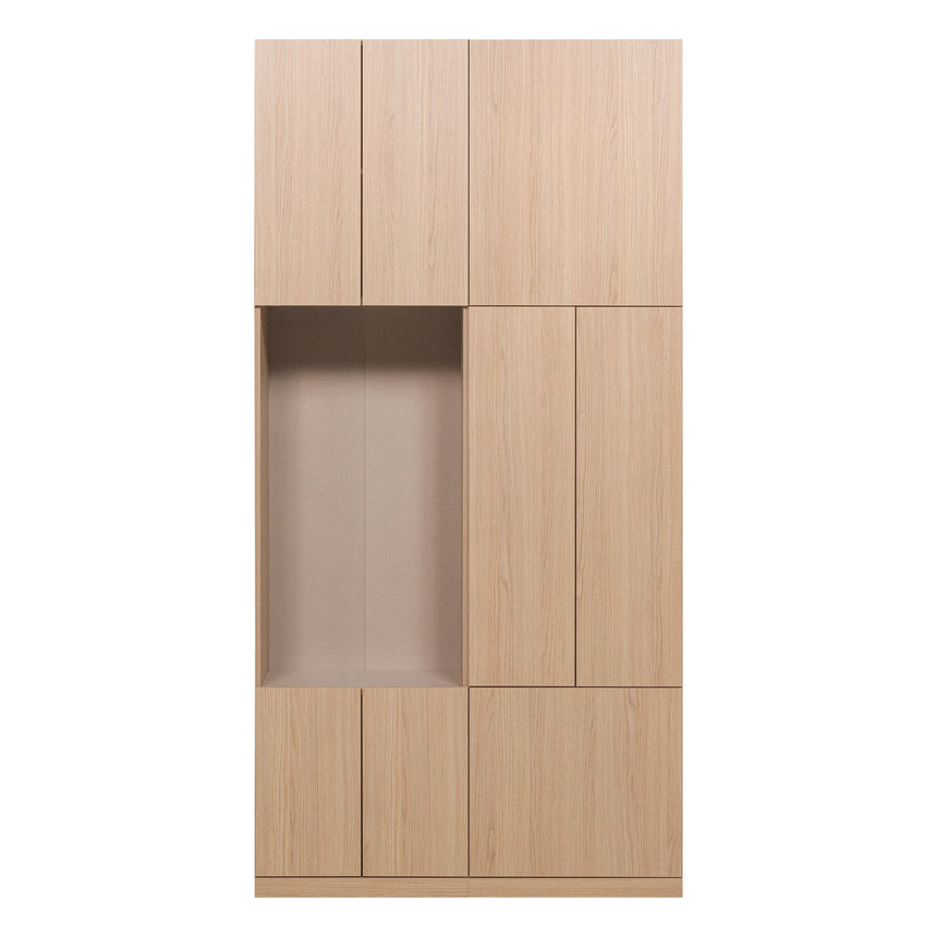 Build fali szekrénykombináció 108 cm tölgy dekor natúr