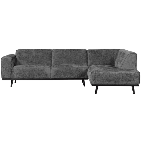 Statement right-hand velvet corner sofa