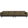 Statement XL 4-seater velvet sofa