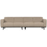 Statement 4-seater bouclé sofa