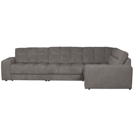 Second Date balos kordbársony sarokkanapé - Dutch Home