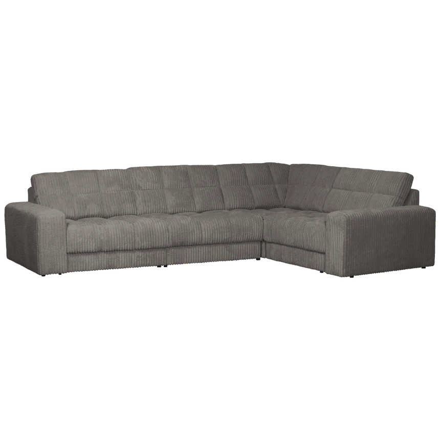 Second Date balos kordbársony sarokkanapé - Dutch Home