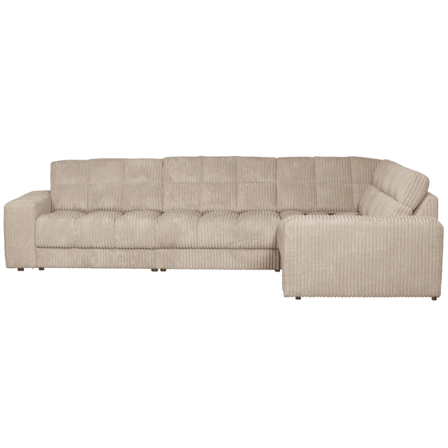 Second Date balos kordbársony sarokkanapé - Dutch Home