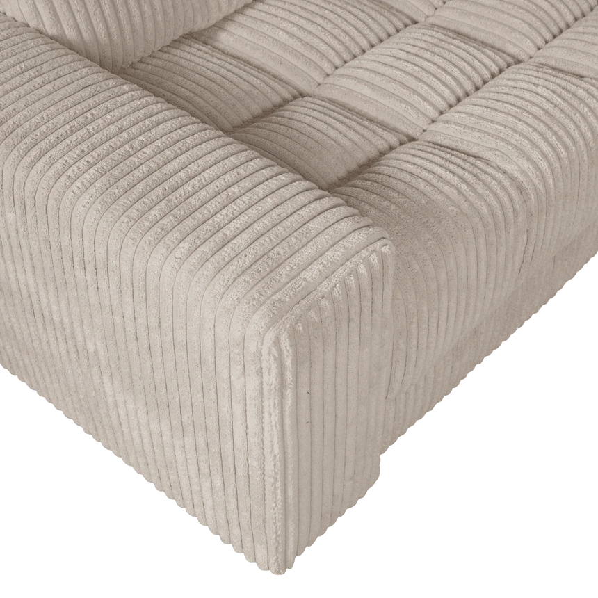 Second Date balos kordbársony sarokkanapé - Dutch Home