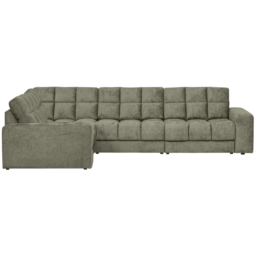 Second Date jobbos bársony sarokkanapé - Dutch Home