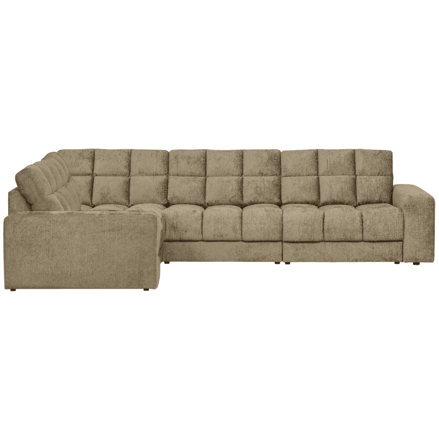 Second Date jobbos bársony sarokkanapé - Dutch Home