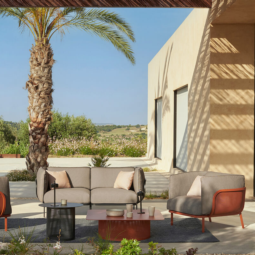 Cabla szövet kerti moduláris kanapé