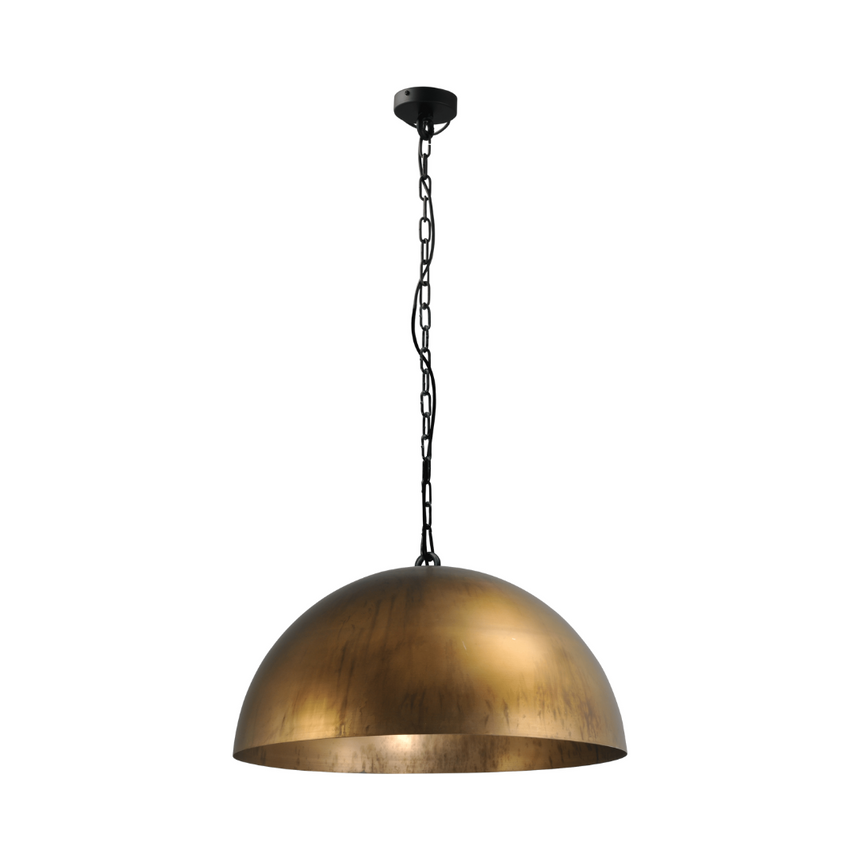 Larino 1-bulb copper-colored metal pendant lamp