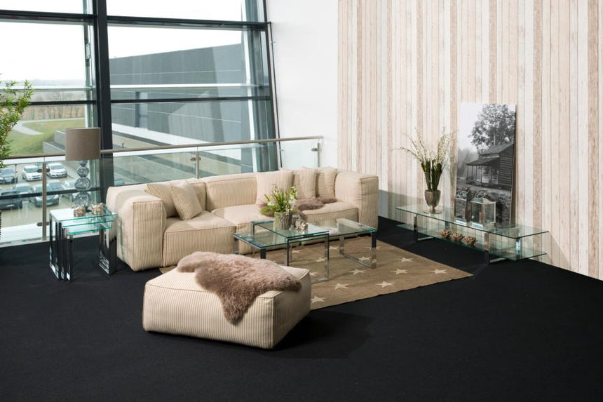 Katrine glass coffee table 115x69 set