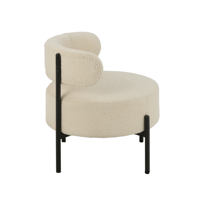 Talgarth fabric swivel chair with footrest