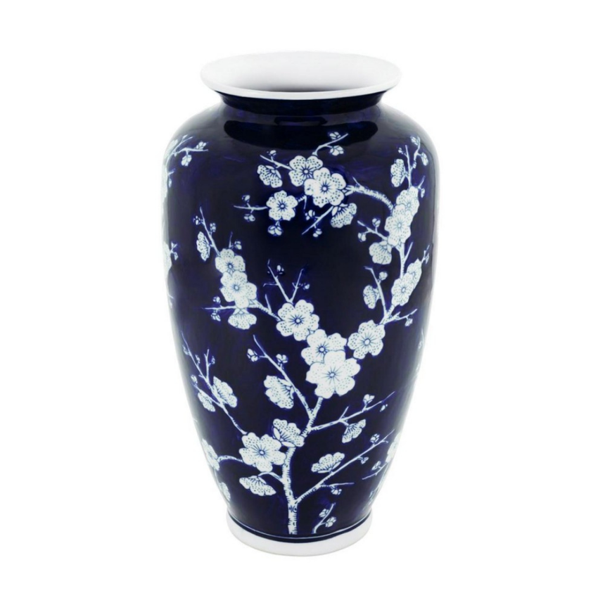 Chinoiserie kerámia váza