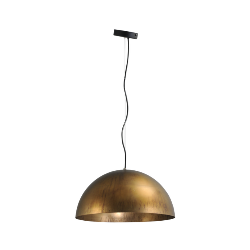 Larino 1-bulb copper-colored metal pendant lamp