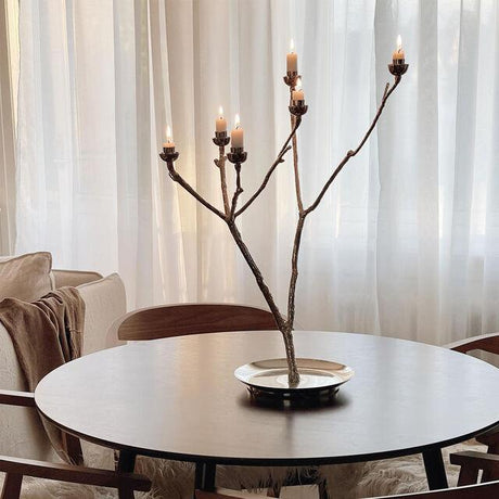 Twiggy metal candle holder 65cm