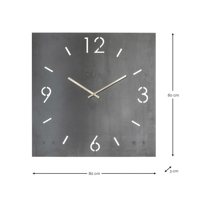 Time fém falióra