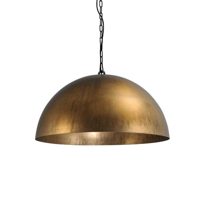 Larino 1-bulb copper-colored metal pendant lamp