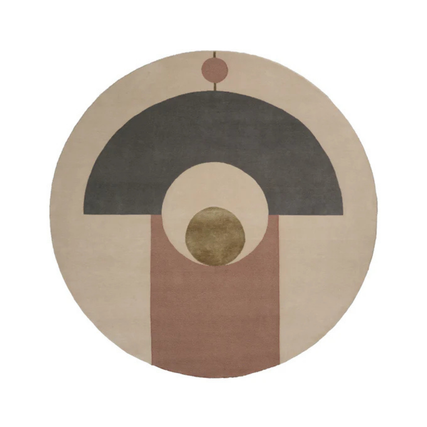 Muted Frontier wool rug