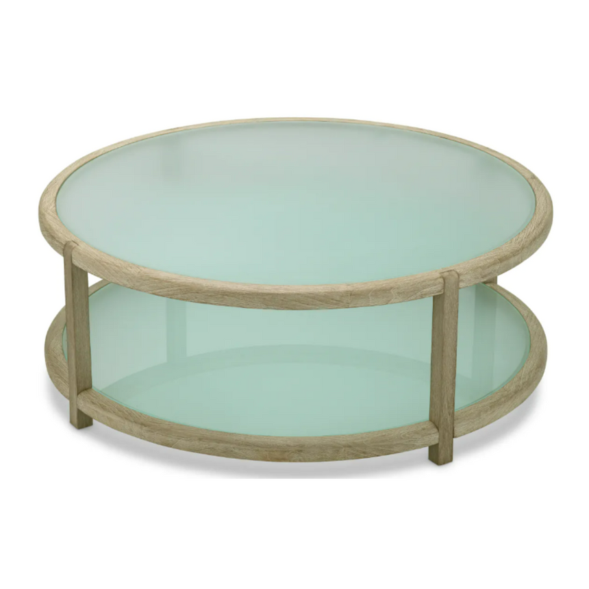 Anthony glass garden coffee table