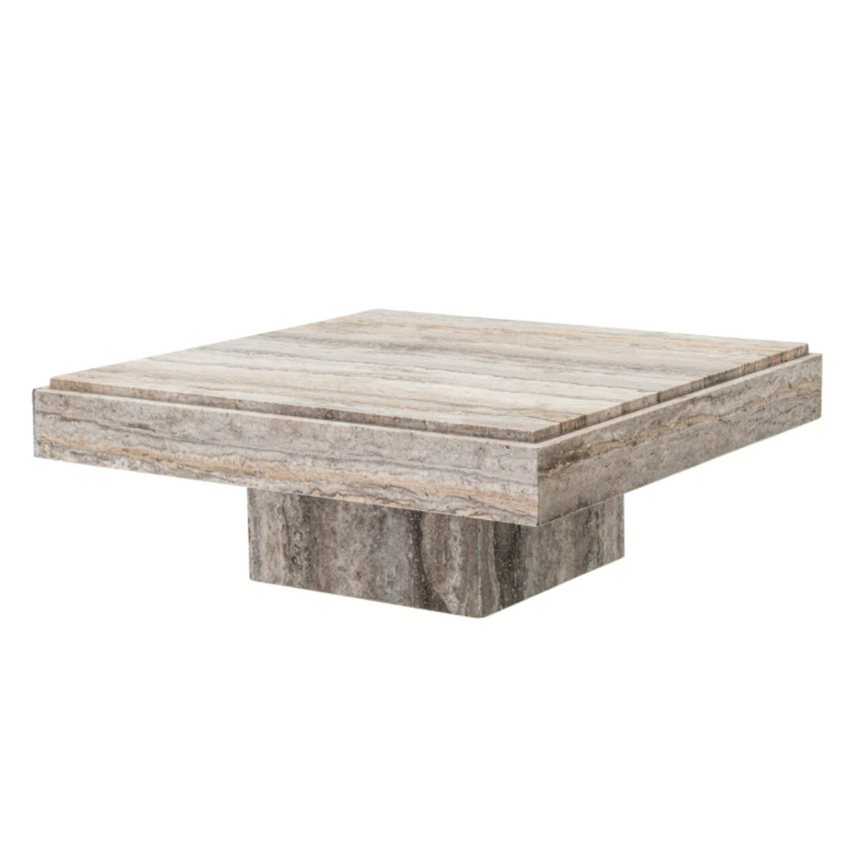 Sartoria limestone coffee table