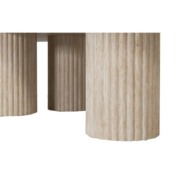 Craft dohányzóasztal (Large) – Kerámia travertin felülettel