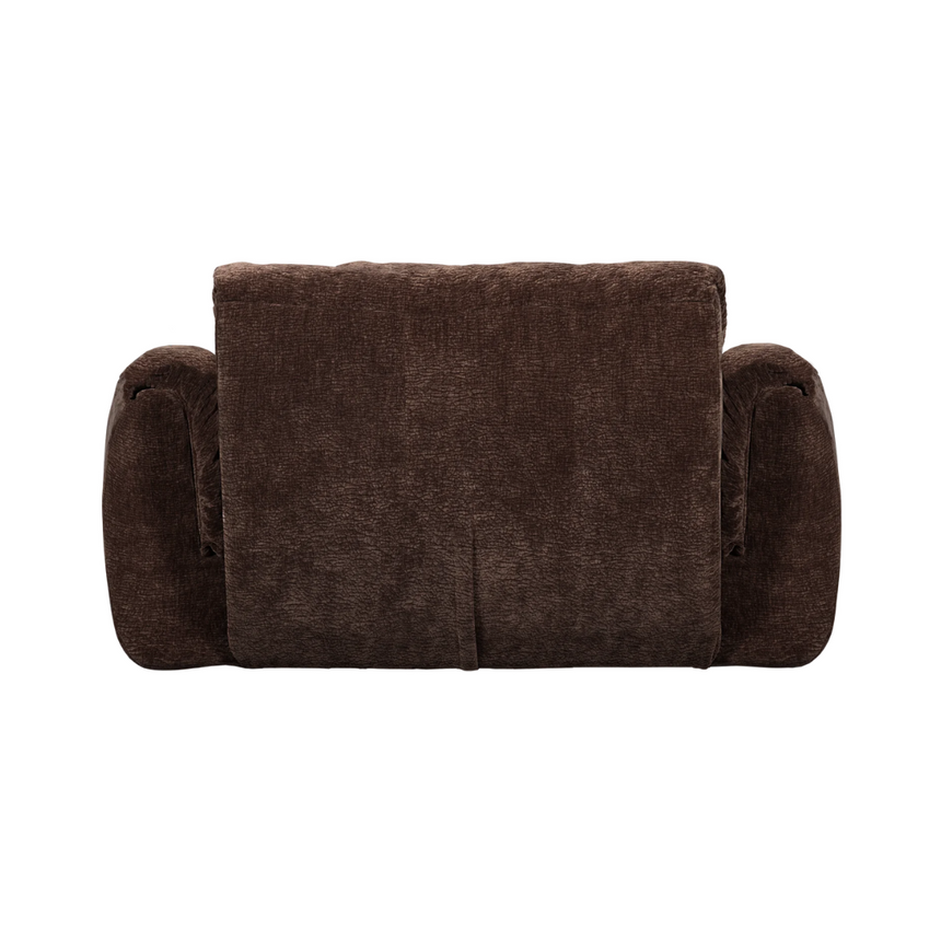 Baggy chenille armchair