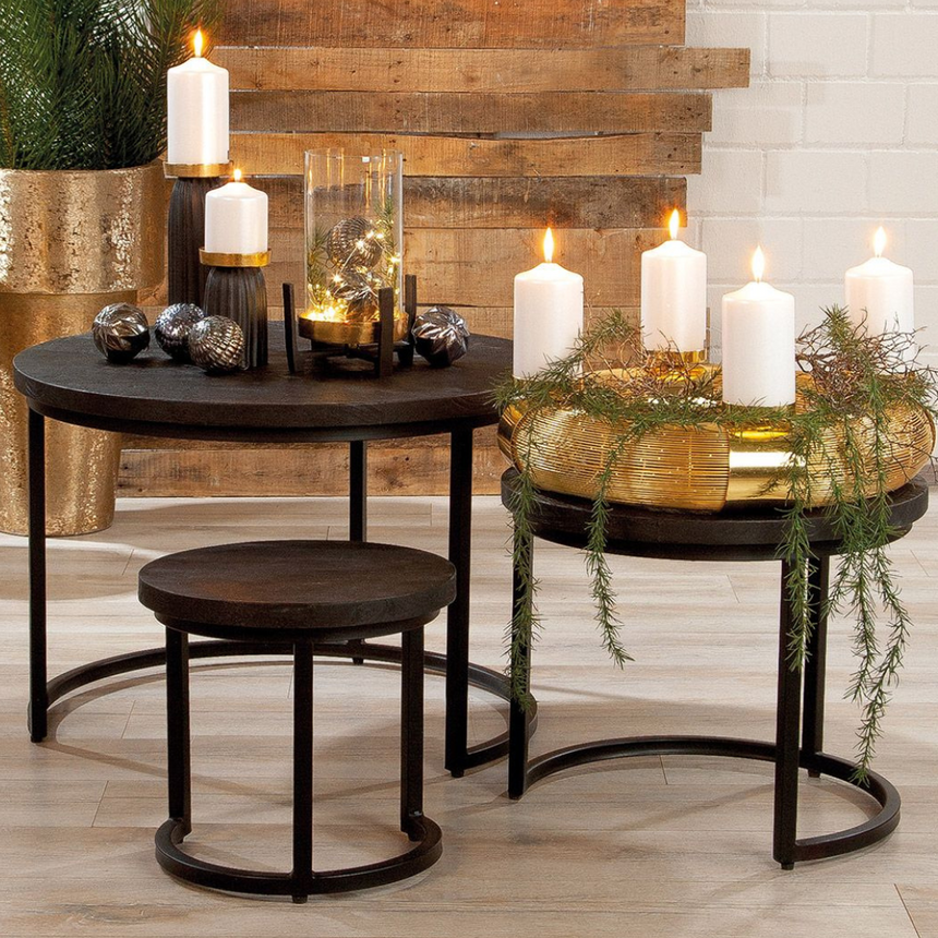 Metal3 metal storage table set