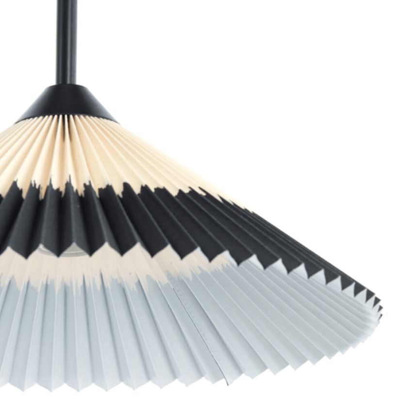 Pleated szövet függőlámpa