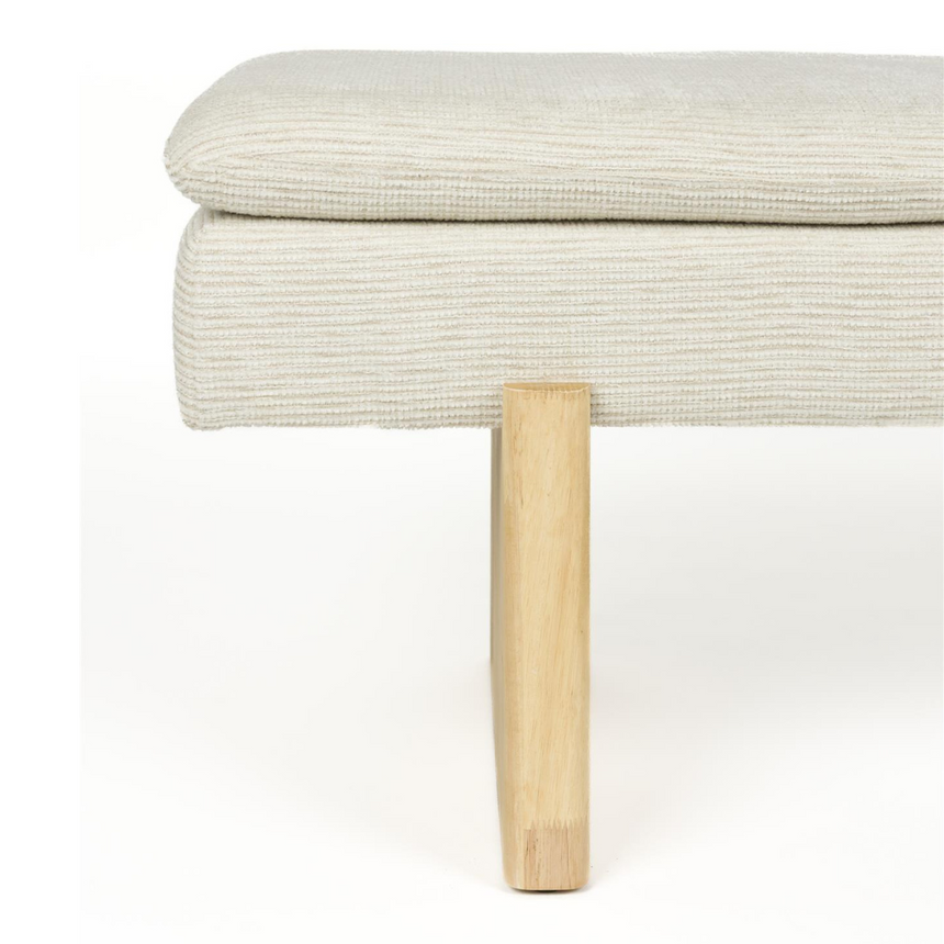 Brave wooden bench