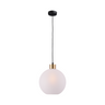 Lava 3-bulb dark gray glass pendant lamp