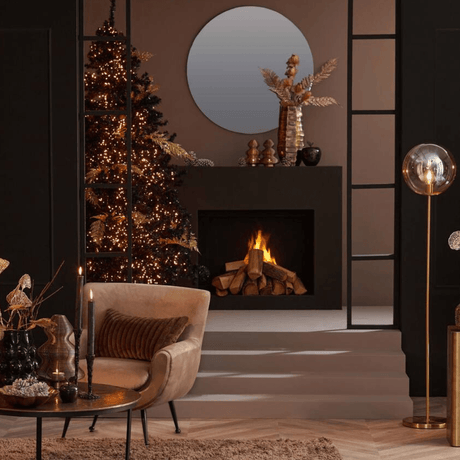 Medina metal floor lamp