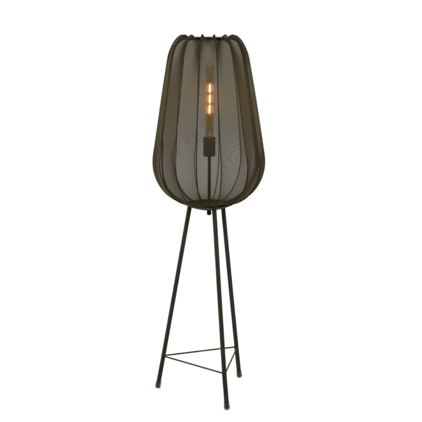 Plumeria metal floor lamp